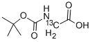 N-(TERT-BUTOXYCARBONYL)GLYCINE-2-13C Struktur