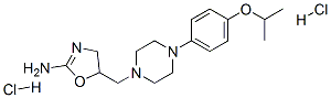 5-[[4-(4-propan-2-yloxyphenyl)piperazin-1-yl]methyl]-4,5-dihydro-1,3-o xazol-2-amine dihydrochloride Struktur