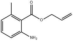 Benzoic acid, 2-amino-6-methyl-, 2-propenyl ester (9CI) Struktur