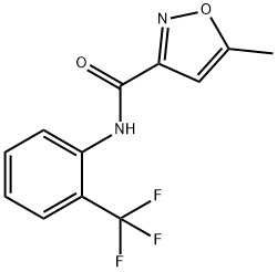 5-methyl-N-[2-(trifluoromethyl)phenyl]oxazole-3-carboxamide Struktur