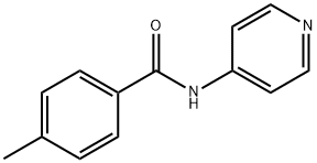 4-Methyl-N-(4-pyridinyl)benzamide Struktur