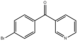 4-bromophenyl 3-pyridyl ketone Struktur