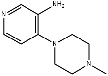 4-(4-Methyl-1-piperazinyl)-3-pyridinamine Struktur