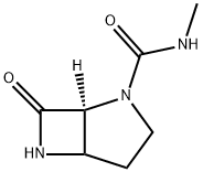 2,6-Diazabicyclo[3.2.0]heptane-2-carboxamide,N-methyl-7-oxo-,(1S)-(9CI) Struktur