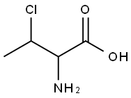 2-amino-3-chlorobutyric acid Struktur