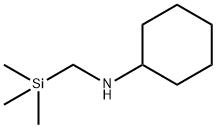 N-[(Trimethylsilyl)methyl]cyclohexanamine Struktur