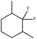 Cyclohexane, 1,1-difluoro-2,6-dimethyl- (9CI) Struktur