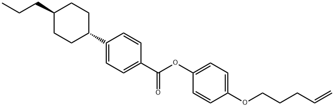 4-Pentyloxyphenyl-4'-Trans-PropylcyclohexylBenzo Struktur