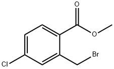 2‐ブロモメチル‐4‐クロロ安息香酸メチル 化學(xué)構(gòu)造式