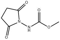 Carbamic  acid,  (2,5-dioxo-1-pyrrolidinyl)-,  methyl  ester  (9CI) Struktur