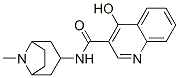 N-(8-methyl-8-azabicyclo(3.2.1)oct-3-yl)-4-hydroxy-3-quinolinecarboxamide Struktur