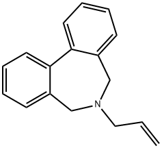 6-allyl-6,7-dihydro-5H-dibenz[c,e]azepine  Struktur