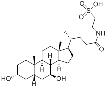 Tauroursodeoxycholic acid Struktur