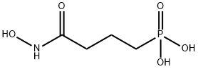 N-hydroxy-4-phosphonobutanamide Struktur