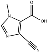 1H-Imidazole-5-carboxylicacid,4-cyano-1-methyl-(9CI) Struktur