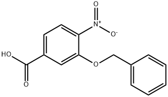 3-(Benzyloxy)-4-nitrobenzenecarboxylic acid Struktur