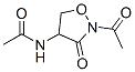 N-(2-Acetyl-3-oxoisoxazolidin-4-yl)acetamide Struktur