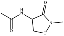 N-(2-Methyl-3-oxoisoxazolidin-4-yl)acetamide Struktur