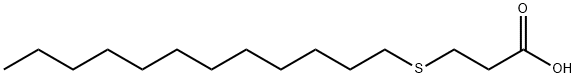 3-(dodecylthio)propionic acid  Struktur