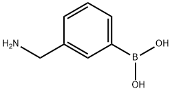 (3-AMINOMETHYLPHENYL)BORONIC ACID HYDROCHLORIDE Struktur