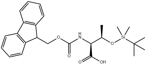 FMOC-THR(TBDMS)-OH Struktur