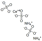 diammonium cerium(4+) trisulphate Struktur