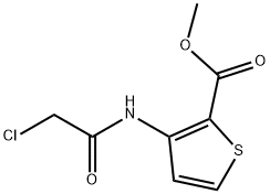 METHYL 3-[(2-CHLOROACETYL)AMINO]THIOPHENE-2-CARBOXYLATE Struktur