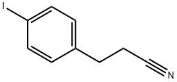 4-IODOBENZENEPROPANENITRILE Struktur