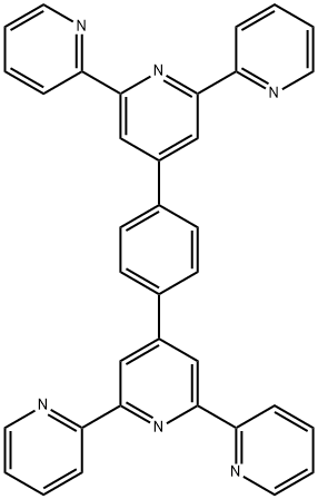 4',4''''-(1,4-PHENYLENE)BIS(2,2':6',2''-TERPYRIDINE) Struktur