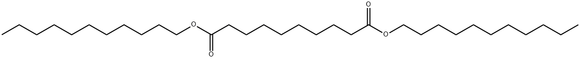 Decanedioic acid diundecyl ester Struktur