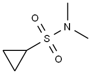 N,N-Dimethyl-cyclopropanesulfonamide Struktur