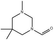 1(2H)-Pyrimidinecarboxaldehyde, tetrahydro-3,5,5-trimethyl- (9CI) Struktur