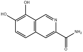 3-Isoquinolinecarboxamide, 7,8-dihydroxy- (9CI) Struktur