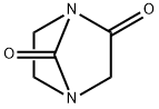 1,4-Diazabicyclo[2.2.1]heptane-2,7-dione(9CI) Struktur