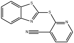 2-(1,3-benzothiazol-2-ylthio)nicotinonitrile Struktur