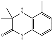 2(1H)-Quinoxalinone,3,4-dihydro-3,3,5-trimethyl-(9CI) Struktur