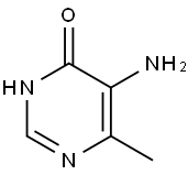 4(1H)-Pyrimidinone, 5-amino-6-methyl- (9CI) Struktur