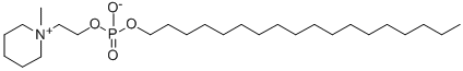 octadecyl-(2-(N-methylpiperidino)ethyl)phosphate Struktur