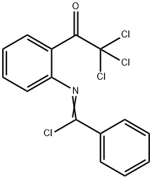 Benzenecarboximidoyl  chloride,  N-[2-(trichloroacetyl)phenyl]-  (9CI) Struktur