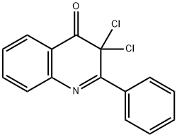 4(3H)-Quinolinone,  3,3-dichloro-2-phenyl- Struktur