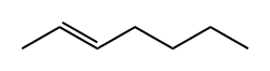 TRANS-2-HEPTENE Struktur