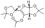 3-O-ACETYL-1,2:5,6-DI-O-ISOPROPYLIDENE-ALPHA-D-ERYTHRO-HEX-3-ENOFURANOSE Struktur