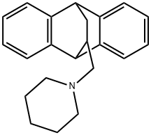 1-[(9,10-Dihydro-9,10-ethanoanthracen-11-yl)methyl]piperidine Struktur