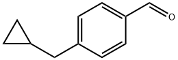 Benzaldehyde, 4-(cyclopropylmethyl)- (9CI) Struktur