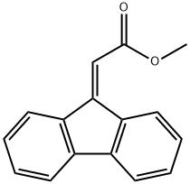 METHYL 9-FLUORENYLIDENEACETATE Struktur