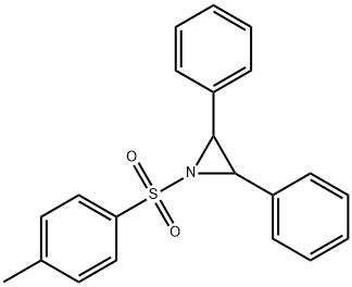 1-(p-Tolylsulfonyl)-2,3-diphenylaziridine Struktur