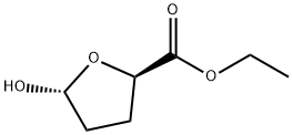 2-Furancarboxylicacid,tetrahydro-5-hydroxy-,ethylester,(2R-trans)-(9CI) Struktur