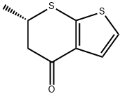 (S)-6-Methyl-5,6-dihydro-4H-thieno[2,3-b]thiopyran-4-one Struktur