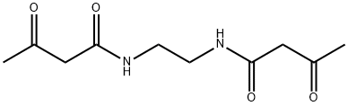 ETHYLENEDIAMINE-N,N'-BIS-ACETOACETAMIDE Struktur