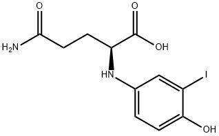 gamma-glutaminyl-4-hydroxy-3-iodobenzene Struktur